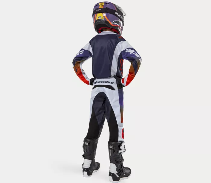 Detský MX dres Alpinestars Youth Racer Hoen grey/orange/black