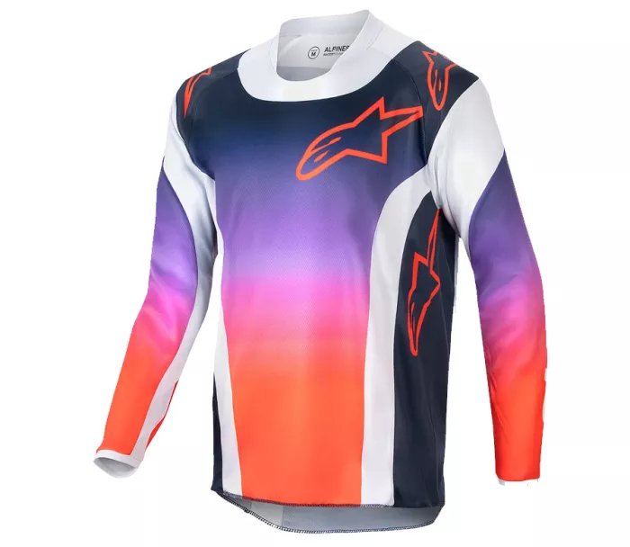 Detský MX dres Alpinestars Youth Racer Hoen grey/orange/black