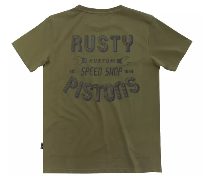 Rusty Pistons RPTSM97 Hulton khaki triko