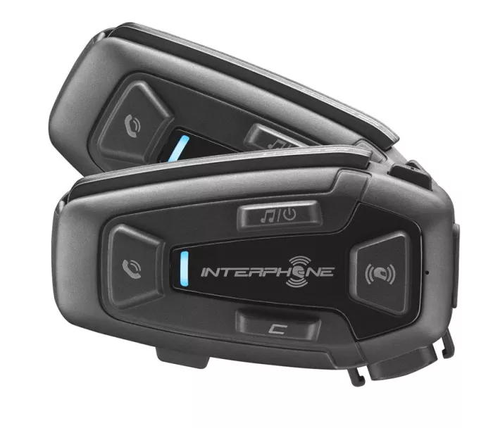 Bluetooth headset pre uzavreté a otvorené prilby Interphone U-COM8R, Twin Pack