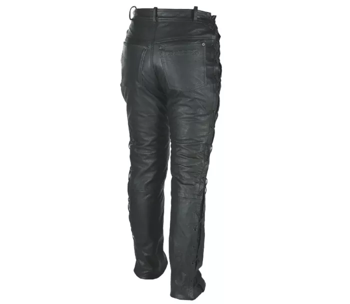 Kožené nohavice Nazran Jeans Chopper black