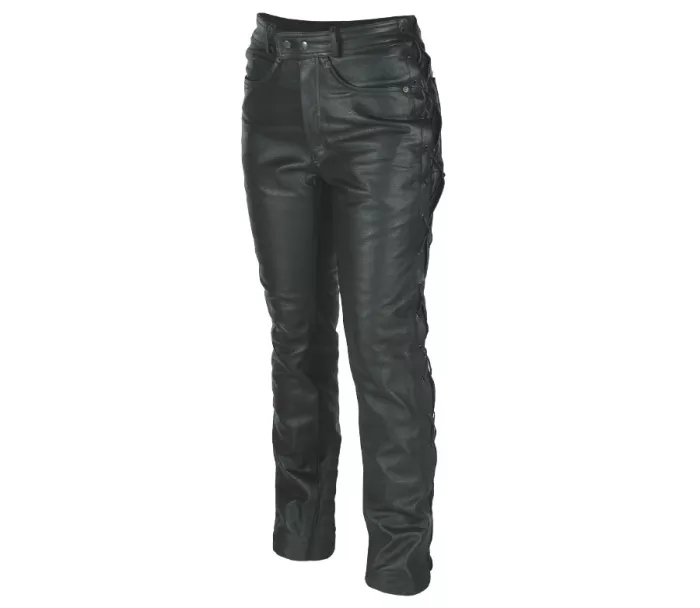 Kožené nohavice Nazran Jeans Chopper black