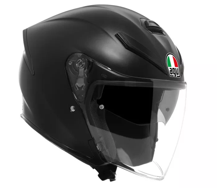 Otvorená prilba AGV K5 JET EVO ECE 22.06 MONO MATT BLACK