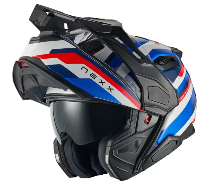 Helma na moto NEXX X.LIFECOUNTRY Westbound blue/red MT