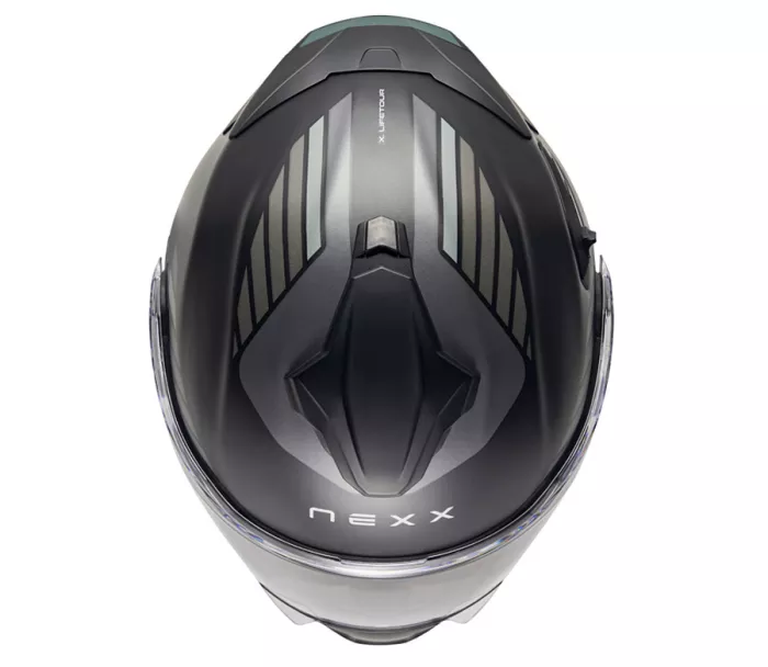 Helma na motocykl NEXX X.LIFETOUR Globe black/gray MT