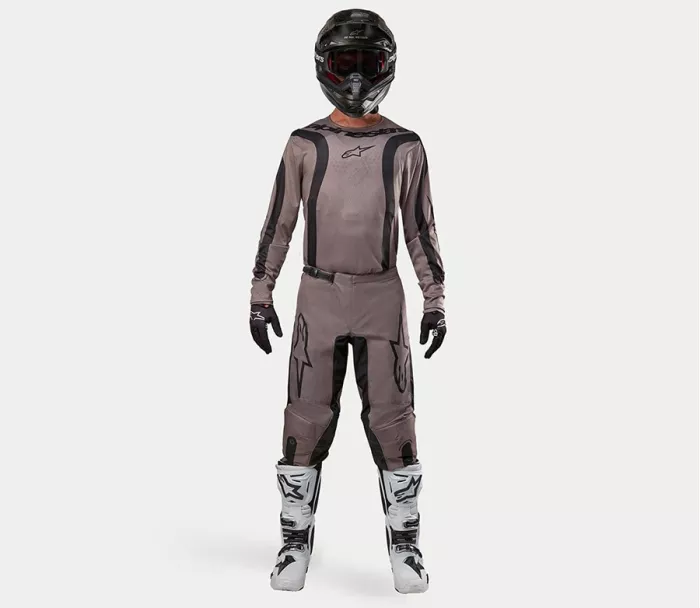 Motokrosový dres Alpinestars Fluid Luvr mud/black