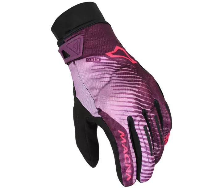 Dámské rukavice Macna Crew RTX black/purple/pink lady gloves