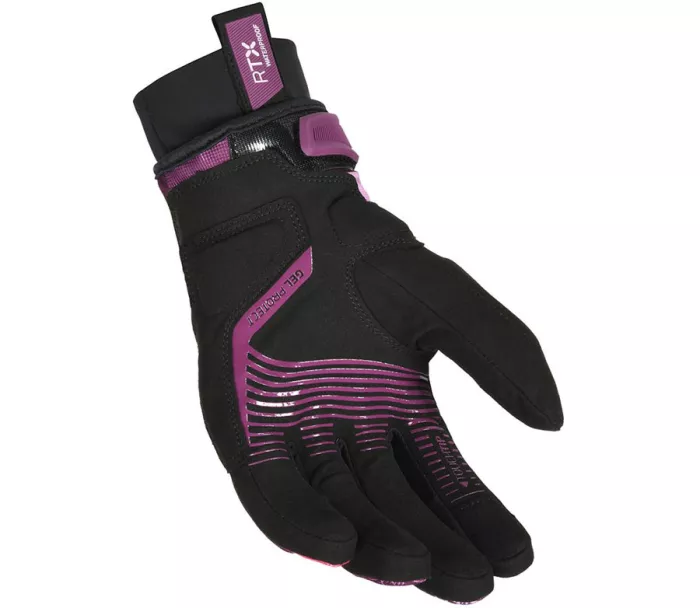 Dámské rukavice Macna Crew RTX black/purple/pink lady gloves