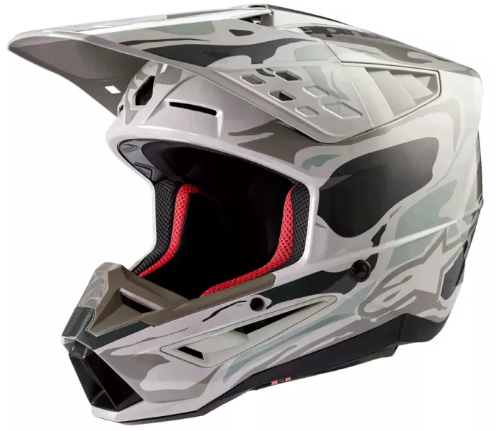 Motokrosová helma Alpinestars SM5 Mineral warm grey