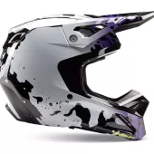 Fox 30483-018 Yth V1 Morphic Helmet - YS Black/White