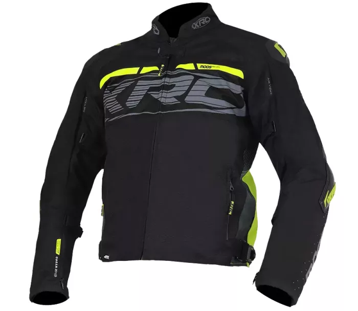 Bunda na moto XRC Moos WTP men jacket blk/fluo