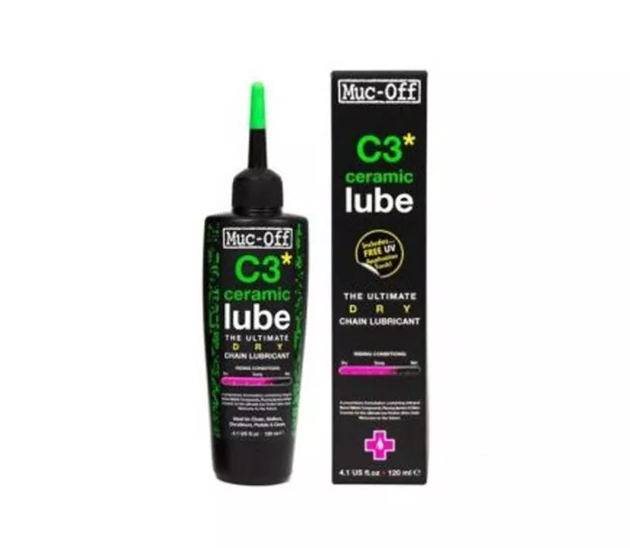 Mazivo na reťaz s keramikou do sucha Muc-Off 872 C3 DRY CERAMIC LUBE 50ml