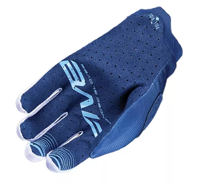 Motokrosové rukavice Five MXF2 Evo Split navy/white/blue