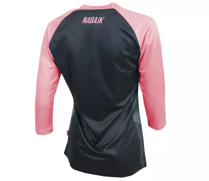 Dievčenský dres Nabajk Ancze 3/4 sleeve black/old pink