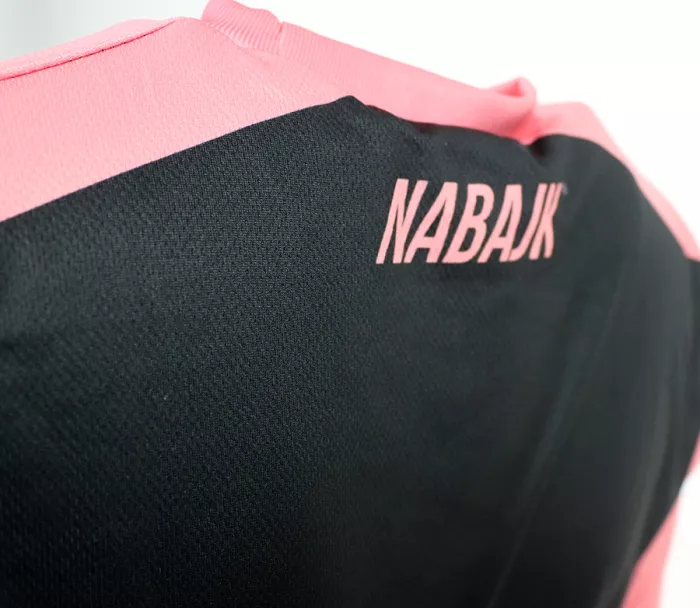 Dievčenský dres Nabajk Ancze 3/4 sleeve black/old pink