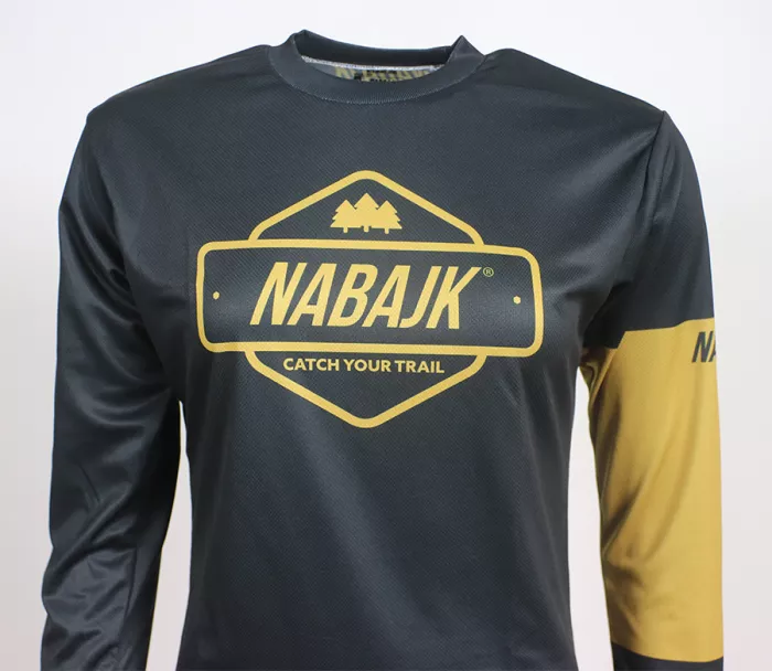 Dámsky dres Nabajk Deshtny long sleeve black/gold