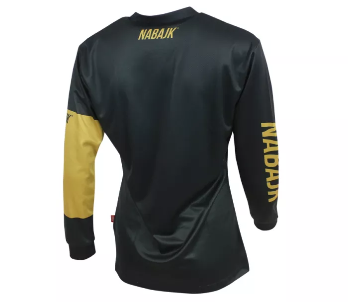 Dámsky dres Nabajk Deshtny long sleeve black/gold