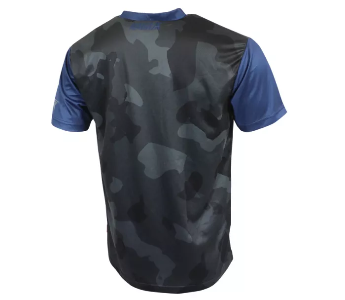 Pánsky dres Nabajk Kubba short sleeve black camo/dark blue