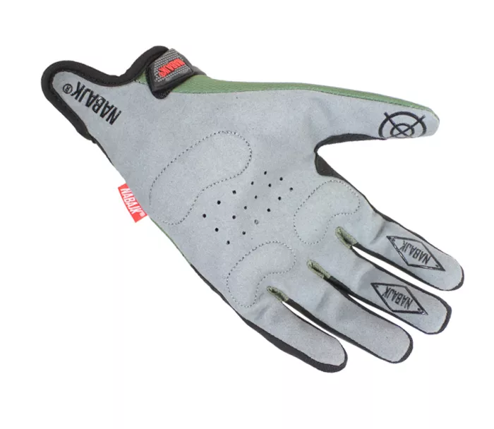 Rukavice pre chlapcov Nabajk Kubba gloves khaki