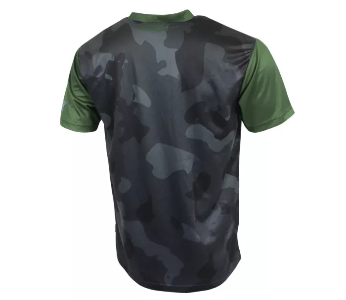 Pánsky dres Nabajk Kubba short sleeve black camo/khaki