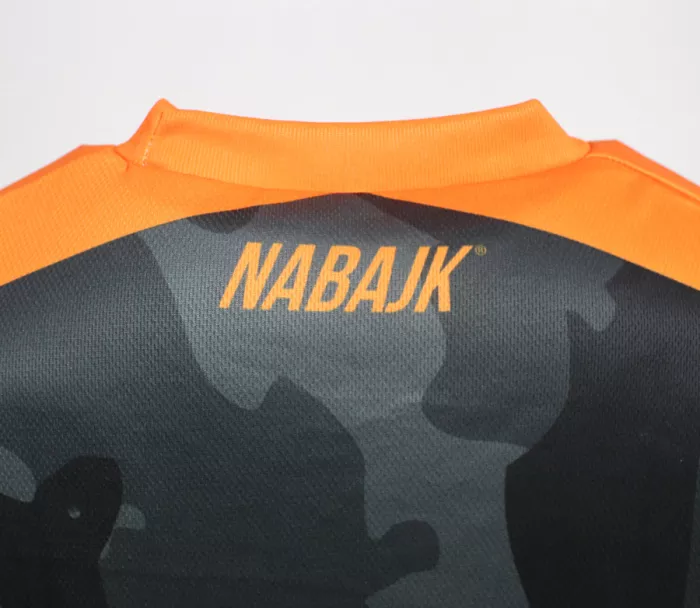 Pánsky dres Nabajk Pradeed short sleeve black camo/orange