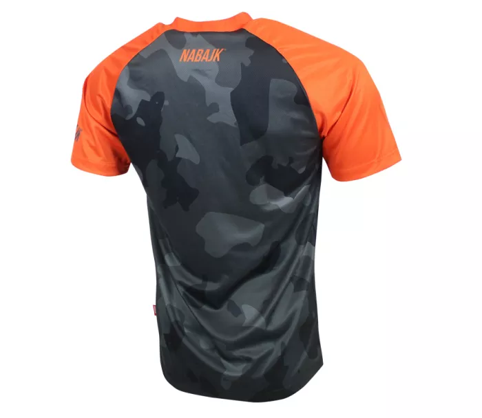 Pánsky dres Nabajk Pradeed short sleeve black camo/orange