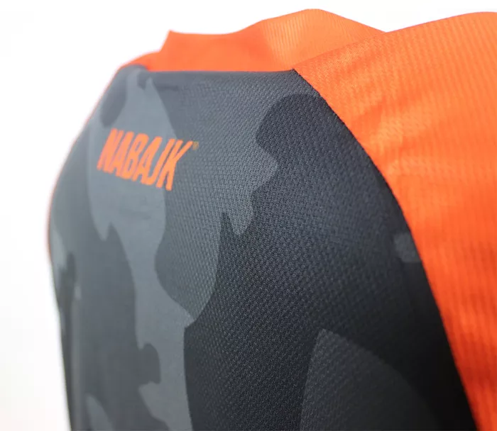 Pánsky dres Nabajk Shpindler short sleeve black camo/orange