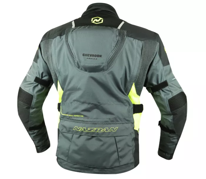 Bunda na motorku Nazran Cavell Tech-Air black/grey/fluo