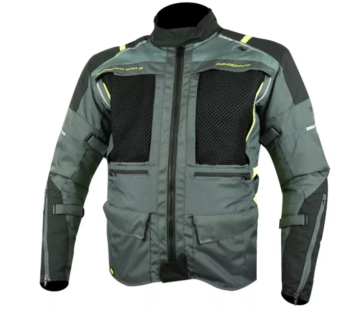 Bunda na motorku Nazran Cavell Tech-Air black/grey/fluo