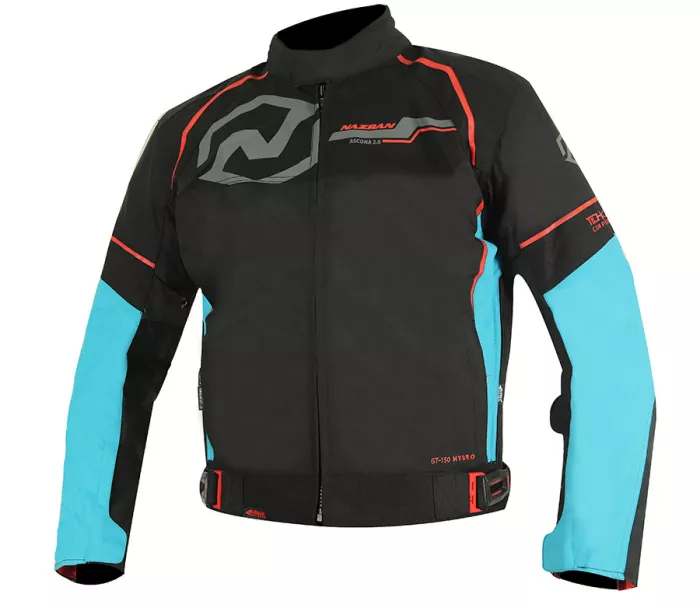 Bunda na moto Nazran Ascona 2.0 blue/black men jacket Tech-air compatible