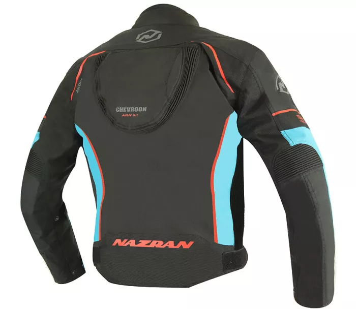 Bunda na moto Nazran Ascona 2.0 blue/black men jacket Tech-air compatible