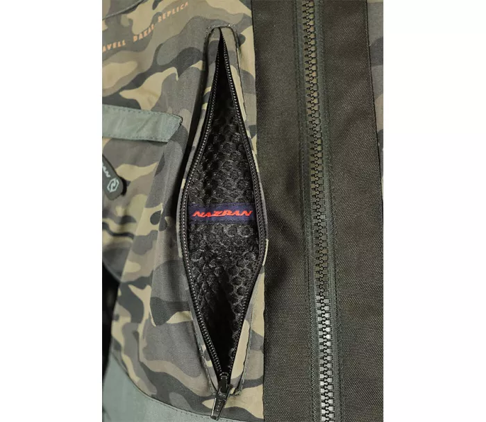 Bunda na moto Nazran Cavell Dakar camo/grey/brown Tech-Air® compatible