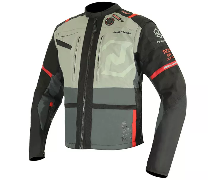 Bunda na moto Nazran Cavell Dakar black/grey Tech-air compatible