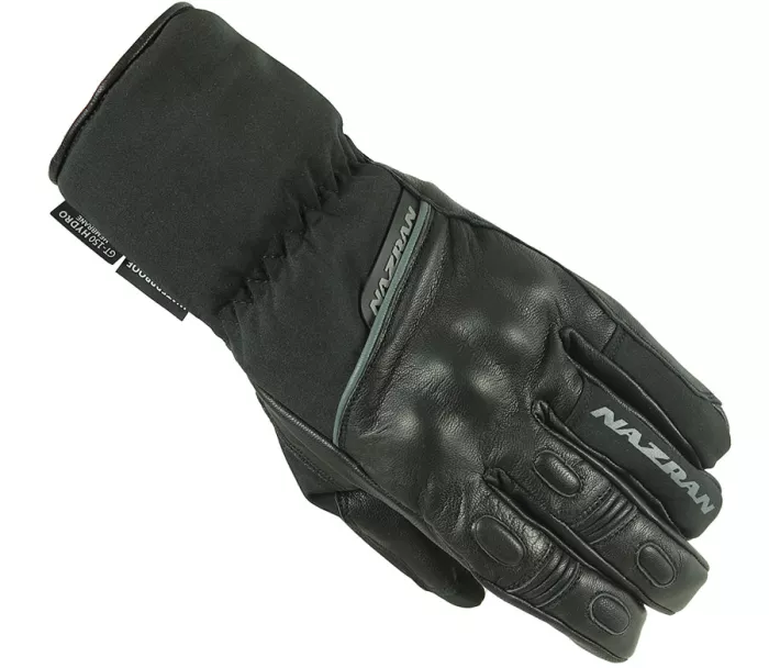 Rukavice na moto Nazran Ice WTP black/black