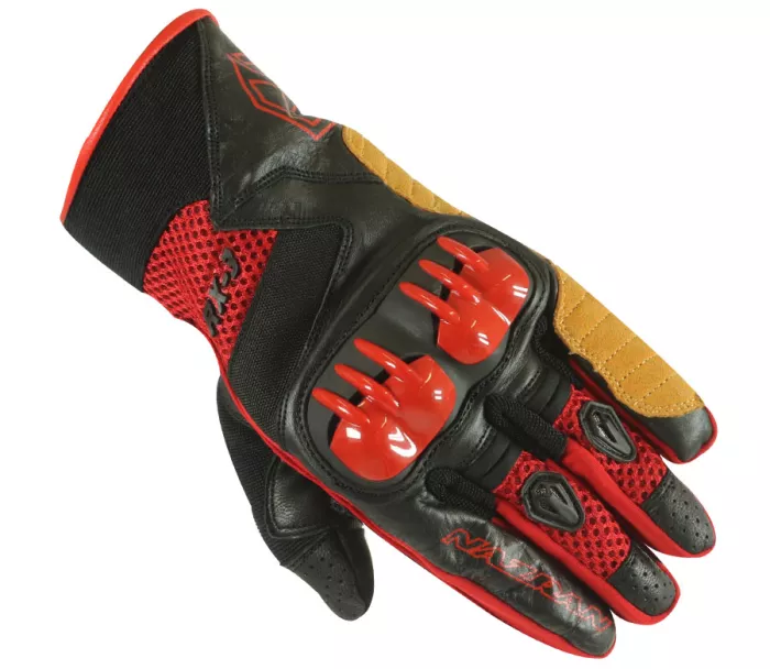 Rukavice na moto Nazran RX-3 2.0 black/red