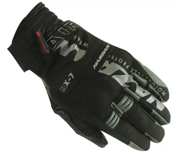 Rukavice na moto Nazran RX-7 2.0 black/black