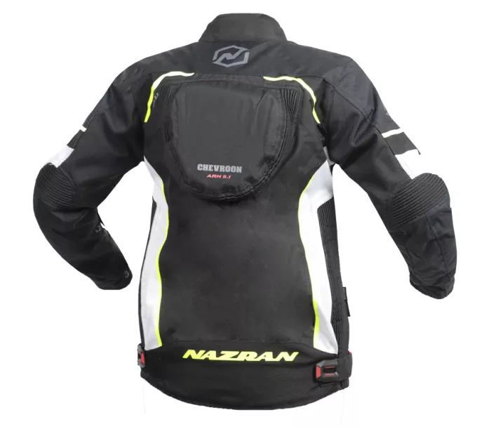 Dámska bunda Nazran Ascona 2.0 black/white/fluo Tech-air compatible