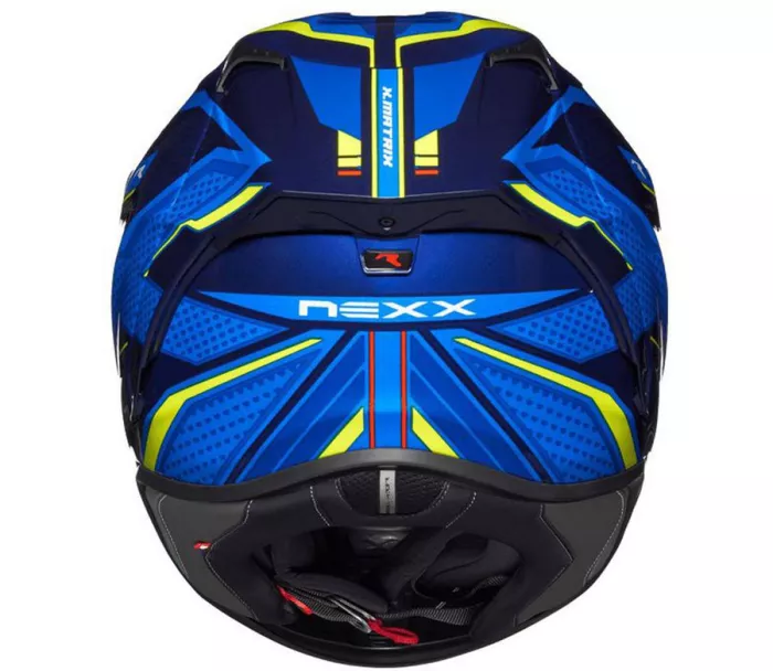 Helma na moto NEXX X.R3R PRECISION blue/neon MT