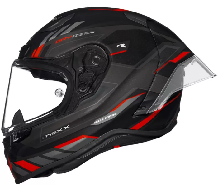 Helma na moto NEXX X.R3R PRECISION black/red MT