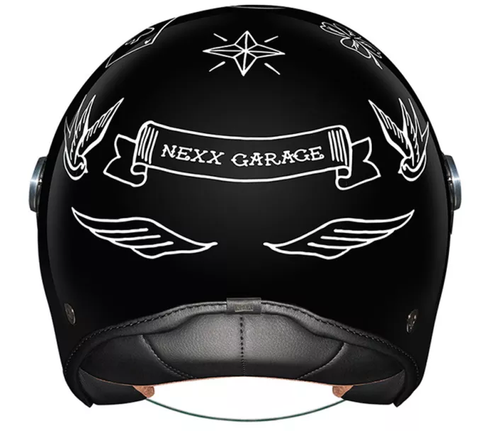 Otvorená helma na moto NEXX X.G30 Tattoo black white