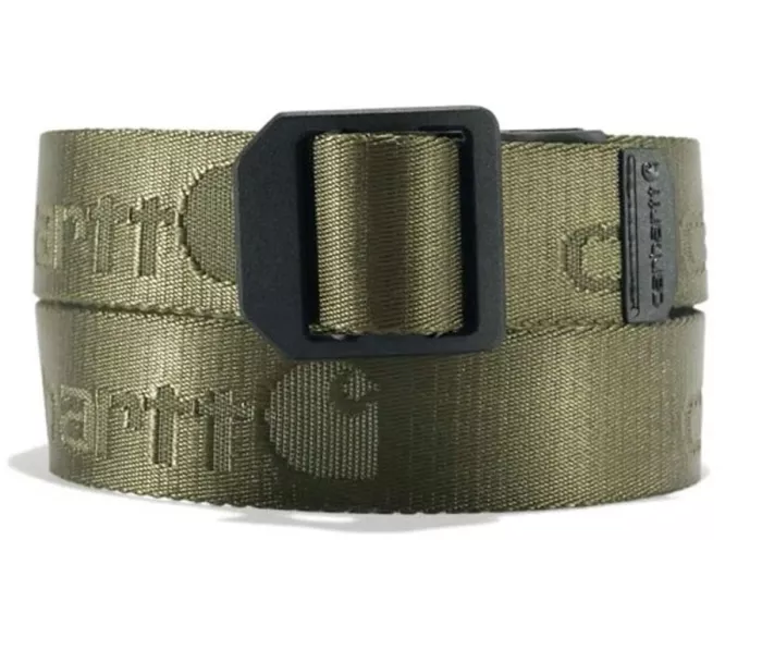 Opasok CARHARTT NYLON WEBBING LADDER LOCK ARMY GREEN