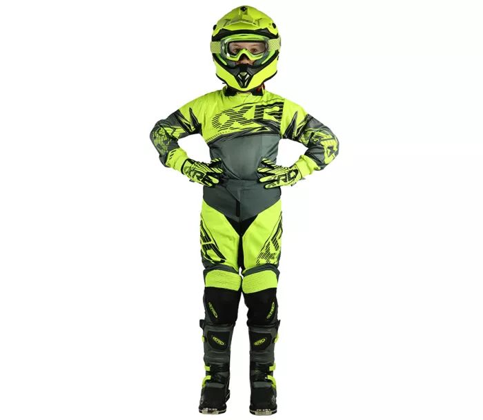 Detský MX dres XRC MX Pablo Youth jersey fluo/grey