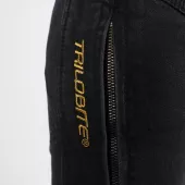 Pánske džínsy na moto Trilobite Parado doublelayer AAA skinny fit black level 2