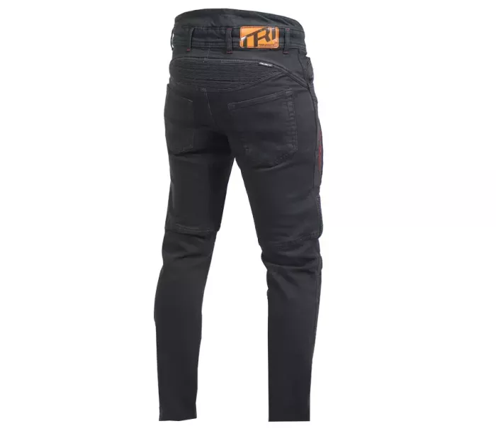 Pánske džínsy na motocykel Trilobite Parado skinny fit black level 2