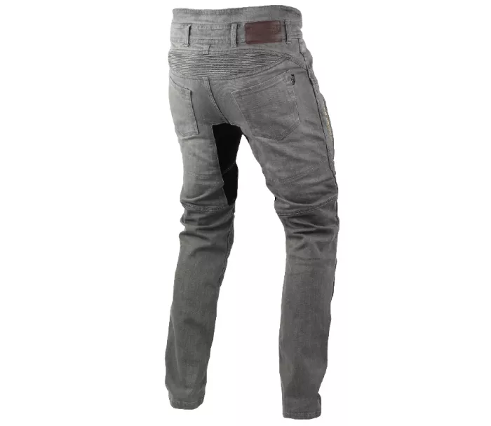 Kevlarové džíny na moto Trilobite Parado light grey SLIM  (prodloužené)