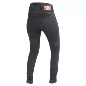 Dámske džínsy na moto Trilobite Parado monolayer AAA slim fit ladies jeans black (predĺžené)