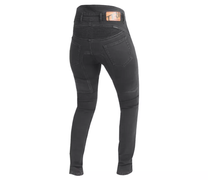 Dámske džínsy na moto Trilobite Parado monolayer AAA slim fit ladies jeans black (predĺžené)