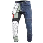 Pánske nohavice na moto Trilobite Parado monolayer AAA slim fit blue (Skrátené)