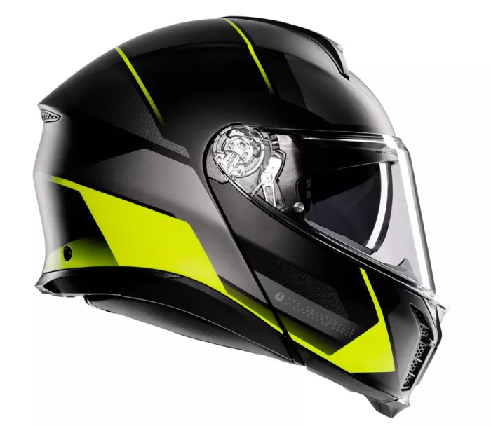 Helma na moto AGV TOURMODULAR E2206 MULTI MPLK PERCEPTION BLACK/YEL