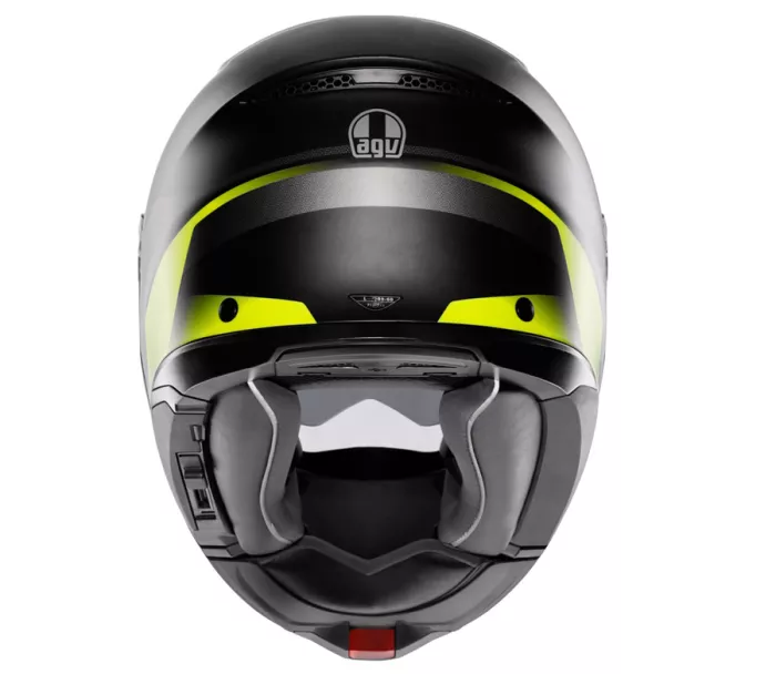 Helma na moto AGV TOURMODULAR E2206 MULTI MPLK PERCEPTION BLACK/YEL